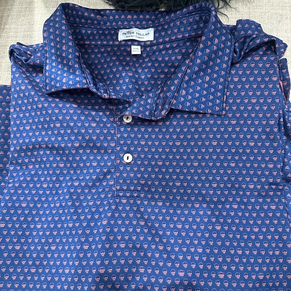 Men’s XXL Peter Millar Skull Performance Polo